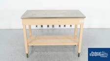Portable table, 4 ft., Stainless Steel (top only)