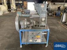 CPM #CL, lab mill, type 3, 3 hp, 460 V, VFD controller, .25 HP auger feeder, on stand