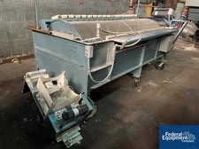 DABsco Equipment Inc #604, rotary drum rubber strip cooler, 0.5 HP DC motor drive, 2004