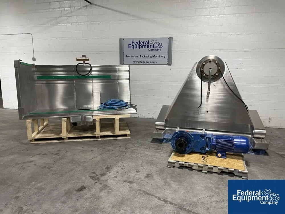 Zanchetta #Conguro Tumblerr, seriesl 2000 FS, Stainless Steel, 15 kW, 480 V, (2) 50 cu ft Custom Powder