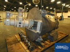 Image for 32 cu.ft. Ross #A32 Cone, nauta mixer, Stainless Steel, approx. 68" D x 91" H mixing chamber, top mounted drive system, side chopper w/motor, 12" bottom outlet