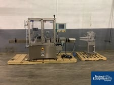 Marchesini #SL400, Neri wrap around labeler, type 400, with timing screw infeed, Laetus Argus vision system
