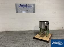 Vibratory bowl feeder, 18", Stainless Steel, with controls, 400 volts, on legs