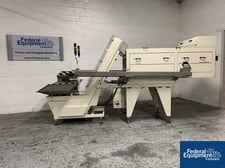 Cremer #TQI-480, dual head design, Stainless Steel, dual (4) lane counters, with integrated feed hoppers and