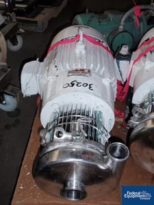 Tri-Clover #C216MD21T-S, Centrifugal pump, Stainless Steel, 2" x 1.5", 7.5 hp, 230/460 volt, 3505 RPM motor
