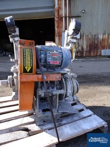 Warman centrifugal slurry pump #AH-Rubber, Carbon Steel housing removable rubber liner, 2" inlet/outlet, 3.6