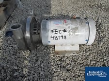 Waukesha Cherry-Burrell #2065, centrifugal pump, Stainless Steel, 2.5" x 2", 3 hp, 208-230/460 volt motor