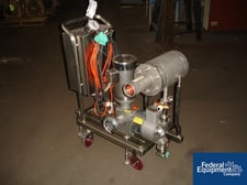Braun + Luebbe #N-K31, metering pump, 1.5hp, 230/460 volt, on S/Sl cart w/ AC inverter