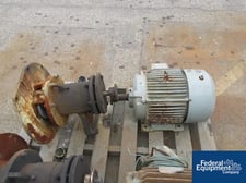 Wanner Engineering, Stan-Cor pump, type A40, 4 X 3 X 12, Kynar contact surfaces, 4" inlet, 3" outlet, 15 hp