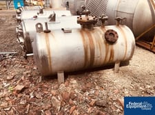 200 gallon Imperial Tank Receiver, Stainless Steel, 30" x 60", 50 psi at 340 f, 1992