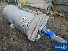 370 gallon Wolfe Mechanical, mixing tank, 304 Stainless Steel, 36" x 84", 3 hp, 230/460 volt, 4 baffles, 1998