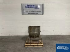 60 gallon Groen #N60, Kettle, Stainless Steel, open top, hemispherical bottom, jacketed for 125 psi