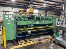 1/4" x 10' Cincinnati #250HS10, heavy duty shear, 48" front operated power back gauge, 15 hold downs, 32-70