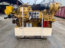 825 HP Caterpillar #3412CDITTA, diesel marine engine, 2100 RPM, hydromechanical governor, sound attenuated
