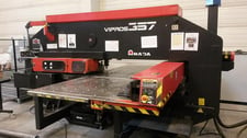 33 Ton, Amada #Vipros-357, 44 stations, 2 automatic index, 04PC Control, ball transfer table, 1992
