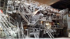 Valmet #Paper-Machine, 290000 ton capacity, 1971, rebuilt 1990 & 2004 (with shoe press)