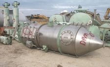 120 sq.ft., Peco #FR-24x6, Stainless Steel pulse jet dust collector, hopper, 14 psi,