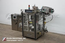 Zalkin #CA8360NG, Stainless Steel, 8 head rotary chuck capper and feeder, rated from 24-240 containers per