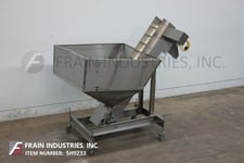 Hoppmann #EP-8, feeder incline/cleated, Stainless Steel