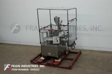 World Cup #12-32, automatic, Stainless Steel, 12 pocket rotary cup filler, roll stock applicator, heat sealer