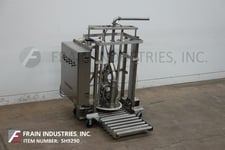 Murzan #DUS-50, sanitary Stainless Steel, 55 Gallon Drum Unloader,