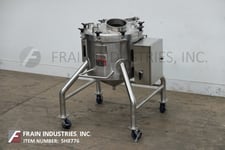 Image for 55 gallon Lee #55CBT, 316 Stainless Steel single wall vacuum tank reactor, 5 psi