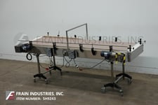 Unscrambler Accumulators, 36" wide x 112" long, Stainless Steel bi-directional off-line accumulation table