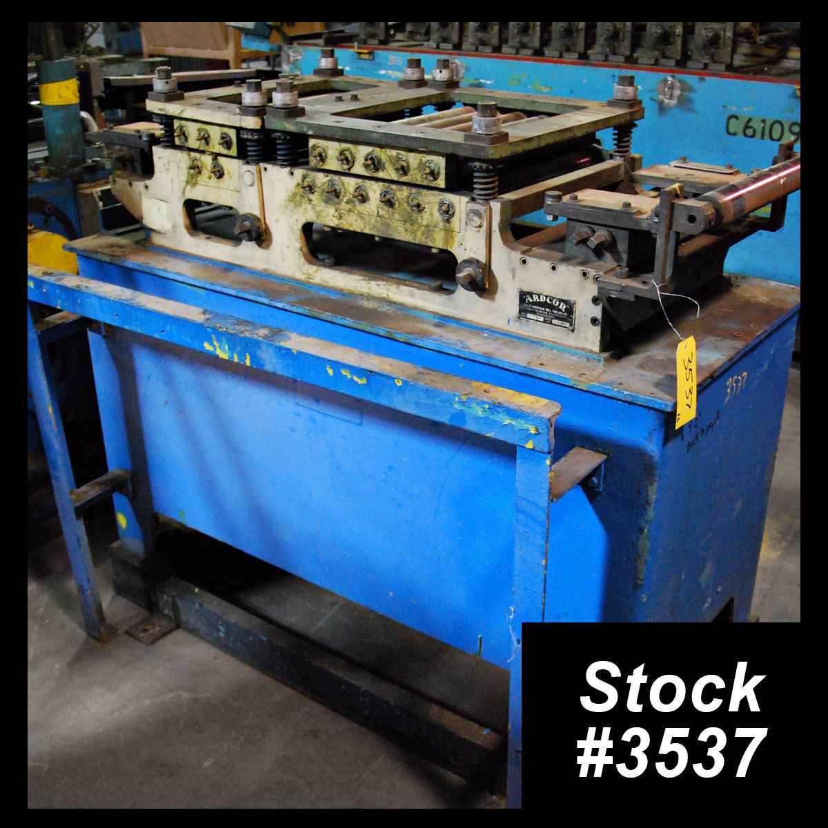 14" Ardcor, 16-roll, stock straightener, idle straightener rolls