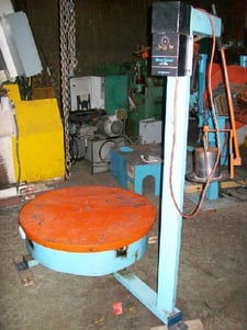 3500 lb. Penta, pallet style decoiler, 42" outside dimension, loop Control arm