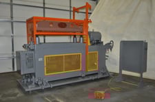 100 Ton, Tishken #CO36-HW-4A12, cut-off press, 3 stroke, 10" Shut Height, foot pedal