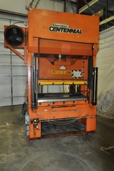 150 Ton, Greenerd #HCT-150-Centenial, hydraulic press, 10" stroke, 19" daylight, 60" x 36" bed, 16" window