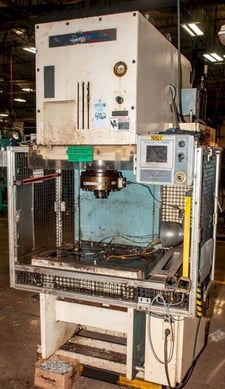 75 Ton, Neff #DF75-15M, hydraulic press, 10" stroke, 24" daylight, 31" x 33" bed, 8" cylinder diameter, 1997