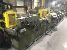 5/8" Lewis #20F Shape Straighten & Cut, 16' lgth, 100-125 FPM, 30 HP, tooling, 1982