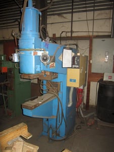100 KVA Acme #PT1P-24-100, spot welder, Entron Control, 24" throat, 8" gap depth, 230 V.