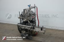 Image for Elmar #RPE-514I left hand, automatic, 14 head rotary piston filler rated from 50-300 containers per minute, worm screw to star wheel indexing, 14 filling heads set on 6-1/2" centers