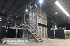 Super Sack Unloading system, Mac Process Equipment, 1 ton capacity, all Stainless Steel box tube design with