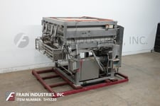 120 cu.ft. Blentech Corp #DM-34072-RVS, 304 Stainless Steel dual trough ribbon blender, (2) 20 HP chain to