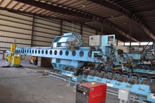 Pandjiris #20535E, welding manipulator, 36' reach, 47-3/4" boom height, S/N 20535E00, 2005