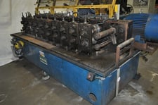 11 Stand, Tru Tech, rollformer, 50 HP, 2" spindle diameter, 10" roll space, coolant