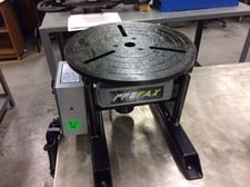 250 lb. Profax #WP-250, benchtop welding positioner, 13-3/4" table, foot pedal