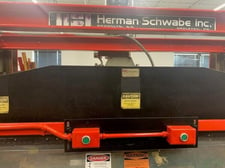40 Ton, Schwabe #MFH, mechanical die cutting press, folding head, 3 stroke