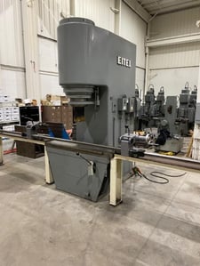 220 Ton, Eitel #RP-200, hydraulic straightening press, 10" stroke, 33" daylight, S/N 14195,1977
