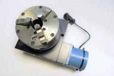 OGP rotary 3-jaw buck chuck, Micro Theta rotary #52-5006, OGP optical comparator