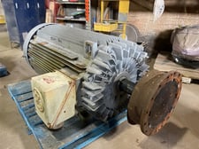 450 HP 1800 RPM General Electric, Frame 5011L, TEFC BB, 2300 Volts