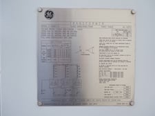 15000/20000/25000 kVA, 115000/66395 Wye Primary, 12470 Delta Secondary, GENERAL ELECTRIC Substation