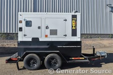 117 KW Hipower #HRJW145T6, diesel, trailer mounted sound attenuated enclosure, 8033 hours, 2017, #88908