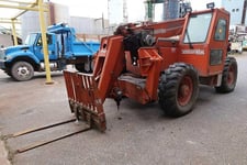 10000 lb. Traverse Lift #TL-10049, rough terrain vari-reach forklift, 48" forks, 49' reach
