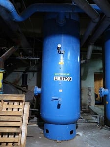 Silvan Industries, 1040 gallon vertical air receiving tank