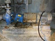 Goulds #3175S, 4x6-18 Deink accepts tank centrifugal pump, 316 Stainless Steel, 150 HP motor