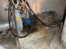 Goulds #3196XLT, 8x10-13 Second bleach washer seal tank centrifugal pump, 100 HP